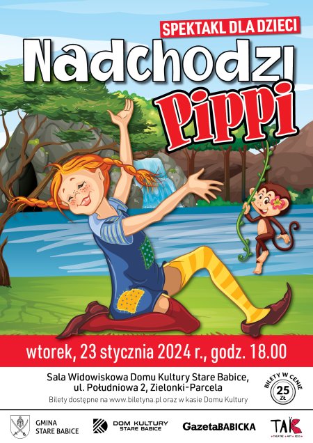 Nadchodzi Pippi - spektakl dla dzieci